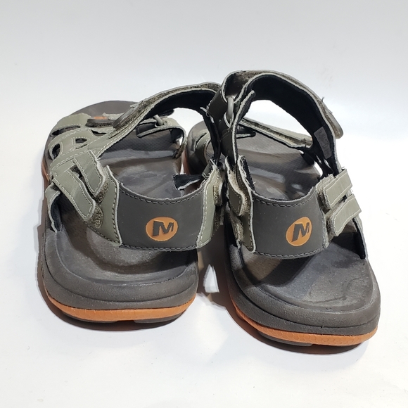 Merrell Men's Cedrus Convertible Hiking Sandals, size 11 velcro sporty grey - Picture 5 of 9